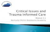 Module 5.1 Kentucky Victim Assistance Academy 1DRAFT KVAA.