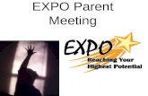 EXPO Parent Meeting. What type of curriculum is taught? The elementary EXPO curriculum is interdisciplinary and develops and utilizes advanced thinking.