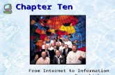 Chapter Ten From Internet to Information Superhighway.