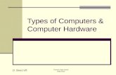 D. Beecroft Fremont High School 2009-2010 Types of Computers & Computer Hardware.