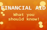 FINANCIAL AID What you should know!. 1) Find School 2) Admissions and Deadlines 3) Financial Aid Office.