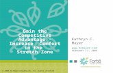 Gain the Competitive Advantage – Increase Comfort in the Stretch Zone Kathryn C. Mayer  FEBRUARY 17, 2009 © 2009 KC Mayer Consulting, Inc.
