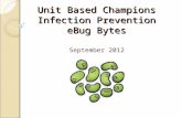 Unit Based Champions Infection Prevention eBug Bytes September 2012.