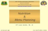 Nutrition & Menu Planning CPT Laura Gordon, RD, LD.