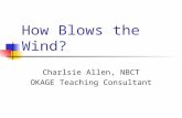 How Blows the Wind? Charlsie Allen, NBCT OKAGE Teaching Consultant.
