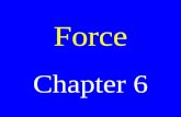 Force Chapter 6. Force Any push or pull exerted on an object.