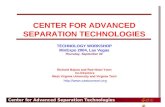 Center for Advanced Separation Technologies CAST CENTER FOR ADVANCED SEPARATION TECHNOLOGIES TECHNOLOGY WORKSHOP MinExpo 2004, Las Vegas Thursday, September.