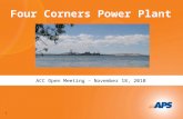 ACC Open Meeting – November 18, 2010 Four Corners Power Plant 1.