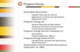 Diversified Operations Capital Planning & Control Regulated Commercial Operations Regulated Fuels Progress Energy Inc System Planning & Operations Technical.