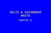 SOLID & HAZARDOUS WASTE CHAPTER 21. What happened at Love Canal?