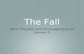 The Fall Some Thoughts and Encouragements on Genesis 3.