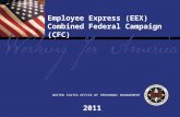 1 Report Tile Employee Express (EEX) Combined Federal Campaign (CFC) UNITED STATES OFFICE OF PERSONNEL MANAGEMENT 2011.