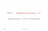 SMUCSE 8394 BTS – Communications II Requirements and Technologies.
