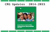 CRG Updates 2014-2015. New Appearance Each chapter has an identifying Color! Interactive PDF Higher Quality Paper Full bleed with visible tabs on the.