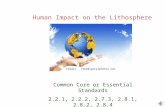 Human Impact on the Lithosphere Common Core or Essential Standards 2.2.1, 2.2.2, 2.7.3, 2.8.1, 2.8.2, 2.8.4 Credit: freedigitalphotos.net.