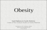 291 Obesity Saudi Diploma in Family Medicine Center of Post Graduate Studies in Family Medicine Presented by: Dr. Zekeriya Aktürk zekeriya.akturk@gmail.com.
