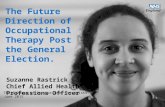 Www.england.nhs.uk The Future Direction of Occupational Therapy Post the General Election. Suzanne Rastrick Chief Allied Health Professions Officer The.