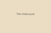 The Holocaust. Stages of the Holocaust The Holocaust, the massacre of millions of Jews, did not happen overnight. Instead, there was a step by step process.