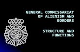 GENERAL COMMISSARIAT OF ALIENISM AND BORDERS STRUCTURE AND FUNCTIONS.