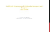 TEACHER (TA) TRAINING SBAC ONLINE TEST ADMINISTRATION California Assessment of Student Performance and Progress (CAASPP)