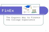 1 FinEx The Express Way to Finance the College Experience