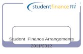 Student Finance Arrangements 2011/2012. Contents Higher Education - Essential Application Criteria - Financial Support Available - Exceptions Part Time.