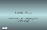 Study Plus Resources for Fingerprints in the dust.