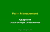 © Mcgraw-Hill Companies, 2008 Farm Management Chapter 9 Cost Concepts in Economics.