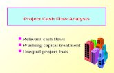 Relevant cash flows Working capital treatment Unequal project lives Project Cash Flow Analysis.