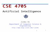 1 1 CSE 4705 Artificial Intelligence Jinbo Bi Department of Computer Science & Engineering jinbo.