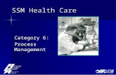 SSM Health Care Category 6: Process Management. SSMHC Process Management Framework Health Care Delivery Processes Support Processes Business Processes.