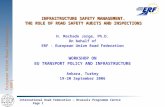 European Union Road Federation (ERF) International Road Federation – Brussels Programme Centre Page 1 INFRASTRUCTURE SAFETY MANAGEMENT. THE ROLE OF ROAD.