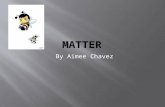 By Aimee Chavez. Matter Heterogeneou s mixture Homogenous Mixture solutionPure substance compoundElement Uniform Distribution? YES NO Fixed Composition.