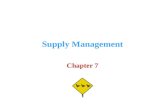 Supply Management Chapter 7. Copyright © 2013 Pearson Education, Inc. publishing as Prentice Hall7 - 2 1. Define Supply Management.