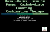 Basal-Bolus, Insulin Pumps, Carbohydrate Counting, Combination Therapy Dr.Ihab Tadros Medical Director Daisy Care Medical – USA The Leader in insulin Pump.