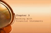 Chapter 3 Working With Financial Statements 0. Standardized Financial Statements Common-Size Balance Sheets Compute all accounts as a percent of total.