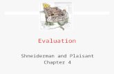 Evaluation Shneiderman and Plaisant Chapter 4. Introduction Iterative design –Current “best practice” –Specialization of Boehm’s spiral model –Cost increases.