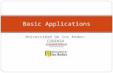 Universidad de los Andes-CODENSA Basic Applications.