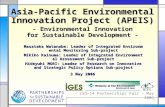 CSD-14 Partnerships Fair – May 2006 1 - Environmental Innovation for Sustainable Development - Masataka Watanabe: Leader of Integrated Environmental Monitoring.