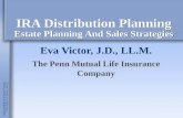IRA Distribution Planning Estate Planning And Sales Strategies Eva Victor, J.D., LL.M. The Penn Mutual Life Insurance Company.