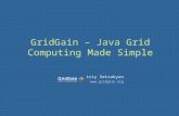 GridGain – Java Grid Computing Made Simple Dmitriy Setrakyan .