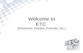 Welcome to ETC (Electronic Theatre Controls, Inc.)
