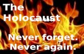 The Holocaust Never forget. Never again. 1938-1945.