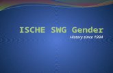 History since 1994. Amsterdam 1994. SWG Gender SWG Gender at Montreal, 1995.