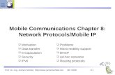 Prof. Dr.-Ing. Jochen Schiller,  SS028.1 Mobile Communications Chapter 8: Network Protocols/Mobile IP  Motivation  Data.