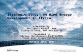 Hélimax Energie inc.  20-10- 2004 Strategic Studyon Wind Energy Development in Africa Strategic Study on Wind Energy Development in Africa.