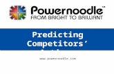 Www.powernoodle.com Predicting Competitors’ Actions.