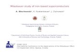Mössbauer study of iron-based superconductors A. Błachowski 1, K. Ruebenbauer 1, J. Żukrowski 2 1 Mössbauer Spectroscopy Division, Institute of Physics,