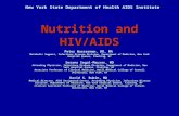 Nutrition and HIV/AIDS Peter Wasserman, RD, MA Metabolic Support, Infectious Disease Division, Department of Medicine, New York Hospital Queens, Flushing,