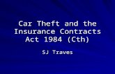 Car Theft and the Insurance Contracts Act 1984 (Cth) SJ Traves.